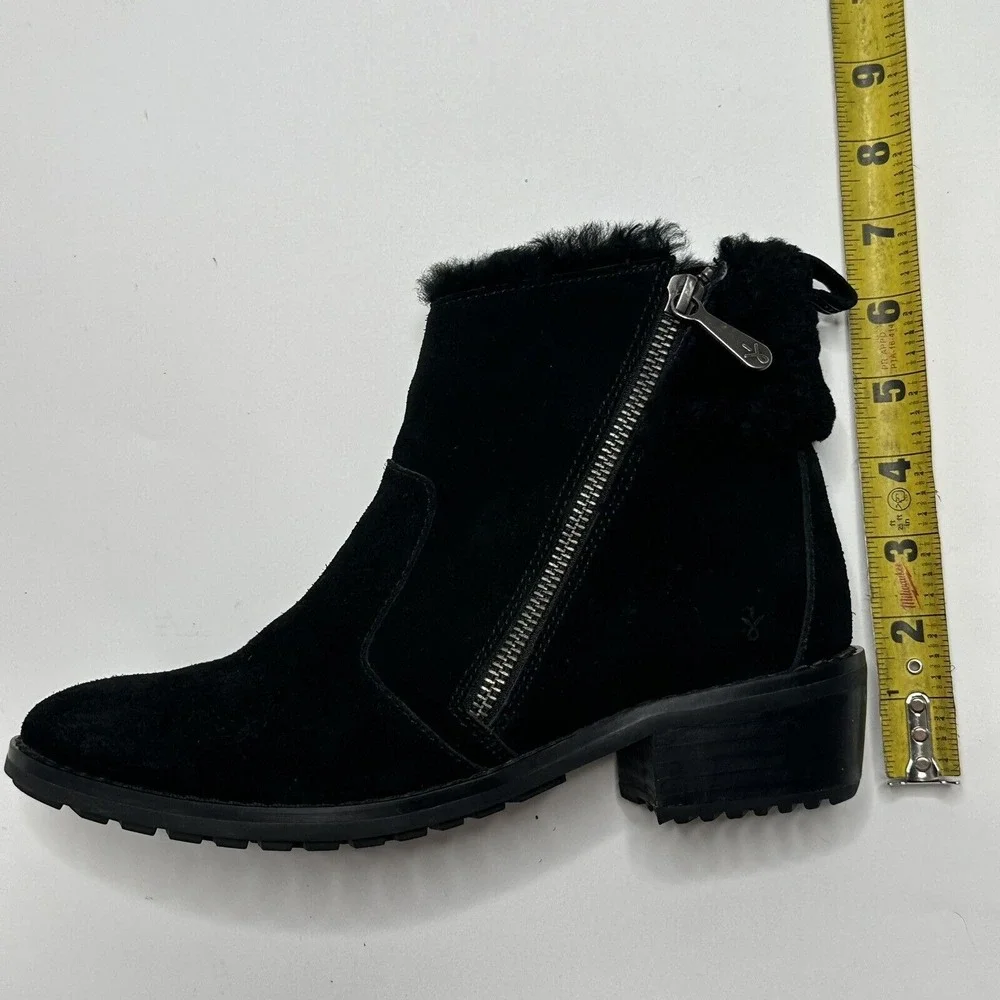 EMU Australia Merck W12400 Ankle Boots Black Womens Size 7‎ Suede
